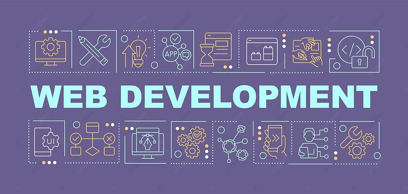 pngtree-web-development-word-concepts-dark-blue-banner-illustration-digital-technology-vector-png-image_51879156